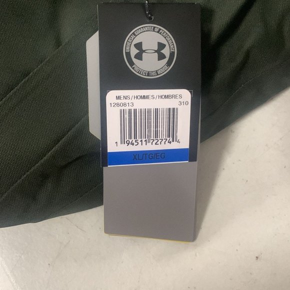 UA Winter Jacket for Men Insulated Green Under Armour Coat Hooded 1280813 310 - Picture 14 of 16